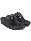 Lottie Corsage Toe Post Flip Flop Black - FITFLOP - BALAAN 4