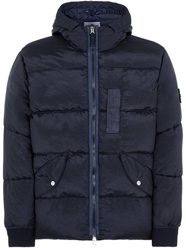 Wappen Patch Metal Econyl Down Padding Navy - STONE ISLAND - BALAAN 2