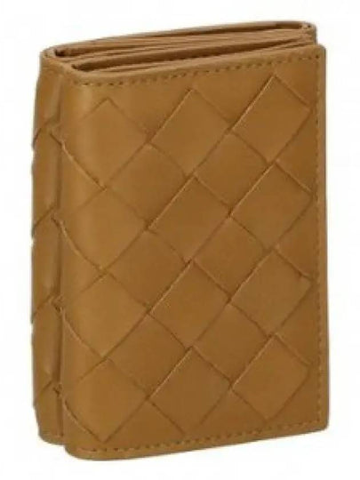 Women's Intrecciato Logo Half Wallet Brown - BOTTEGA VENETA - BALAAN 2