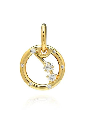 Aries Zodiac Dangle Bracelet Charm Gold - PANDORA - BALAAN 1