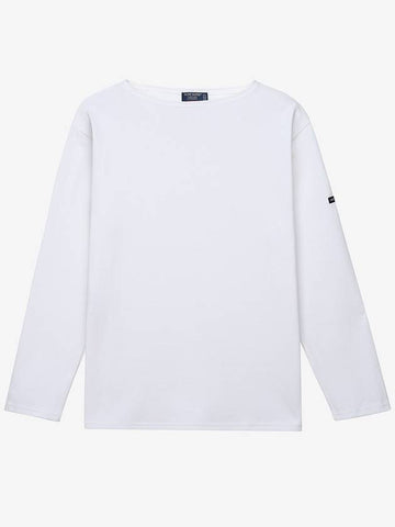 Gildo Ecru plain long sleeve tshirt - SAINT JAMES - BALAAN 1