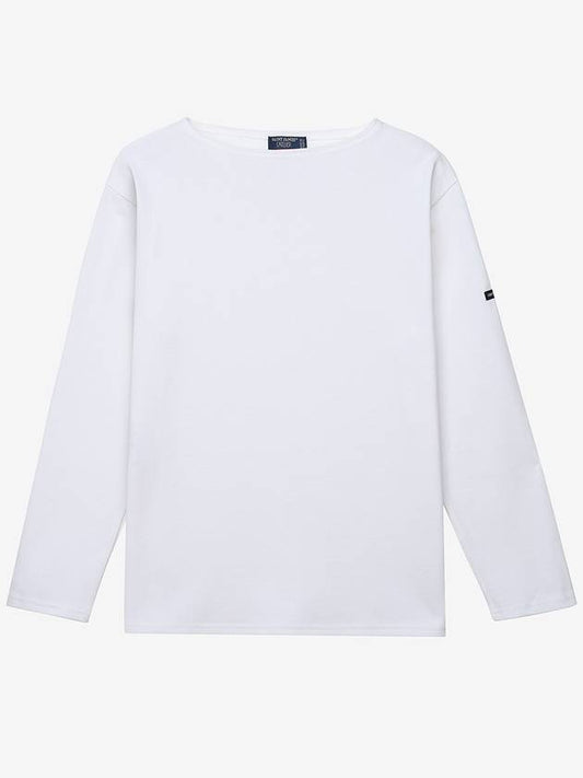 Gildo Ecru plain long sleeve tshirt - SAINT JAMES - BALAAN 1