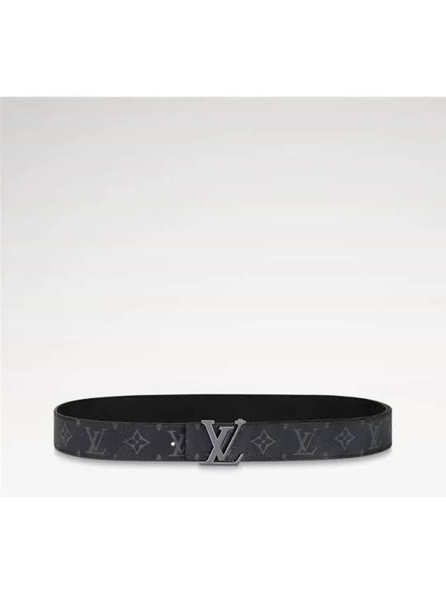 LV Initiales 35MM Reversible Leather Belt Black - LOUIS VUITTON - BALAAN 2