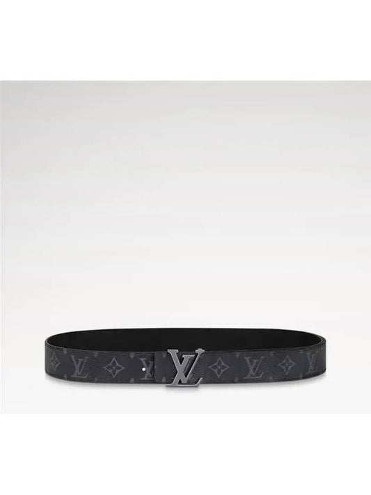 LV Initiales 35MM Reversible Leather Belt Black - LOUIS VUITTON - BALAAN 2