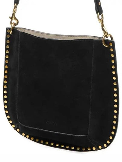 Oskan Hobo Suede Shoulder Bag Black - ISABEL MARANT - BALAAN 2