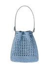 Woven Fabric Mini Bucket Bag Celeste - MIU MIU - BALAAN 3