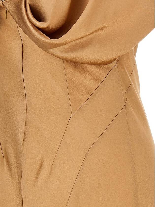 Alberta Ferretti Long Satin Dress - ALBERTA FERRETTI - BALAAN 4