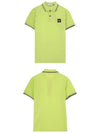 19FW 711522S18 V1051 Wafan Patch Polo T-Shirt Neon Men's T-Shirt TR - STONE ISLAND - BALAAN 5