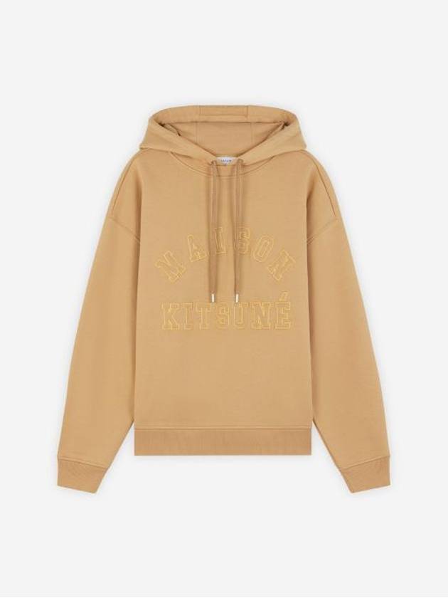 Varsity Embroidered Logo Hoodie Chamomile - MAISON KITSUNE - BALAAN 2