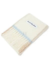 Mohair Wool Fringe Muffler White - ACNE STUDIOS - BALAAN 2