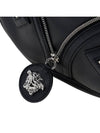 Repeat Small Hobo Shoulder Bag Black - VERSACE - BALAAN 7