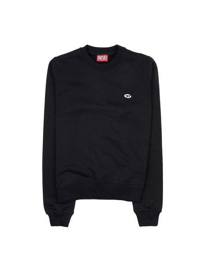 ReGGy Doval D Logo Patch Sweatshirt Black - DIESEL - BALAAN 2