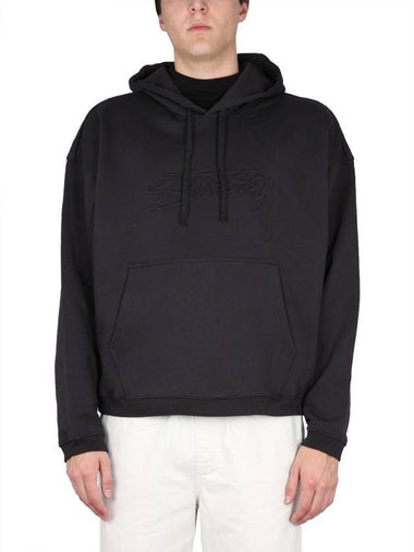 Stüssy Hooded Sweatshirt With Logo - STUSSY - BALAAN 1