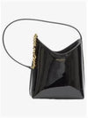 Rendez Vous Patent Leather Mini Hobo Shoulder Bag Black - SAINT LAURENT - BALAAN 2