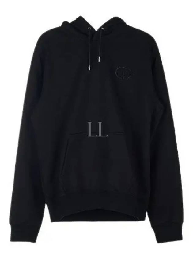 Cd Icon Embroidered Cotton Hoodie Black - DIOR - BALAAN 2