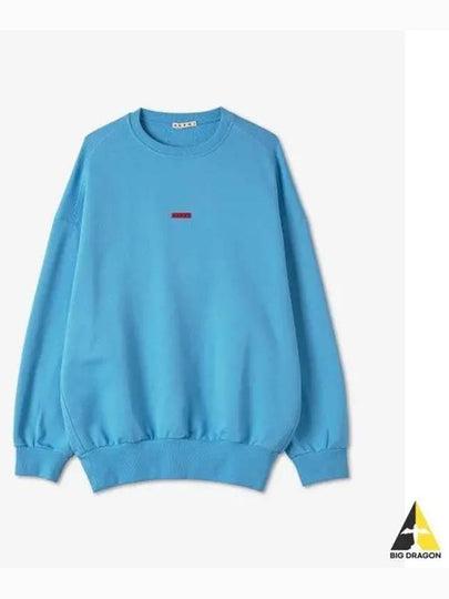 Women s Logo Patch Sweatshirt Blue - MARNI - BALAAN 2