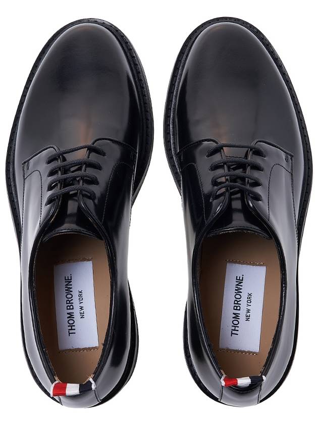 Calf Leather Micro Sole Uniform Shoe Black - THOM BROWNE - BALAAN 7
