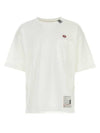 Back Graphic Print Crew Neck Short Sleeve T-shirt White - MIHARA YASUHIRO - BALAAN 1