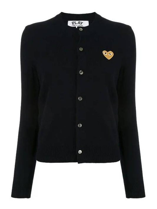 Comme des Garçons Comme Gold Wappen Cardigan Navy Women's Cardigan AZ N049 051 2 - GOLDEN GOOSE - BALAAN 1