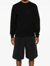 Diagonal Raised Fleece Lens Sweatshirt Black - CP COMPANY - BALAAN 3