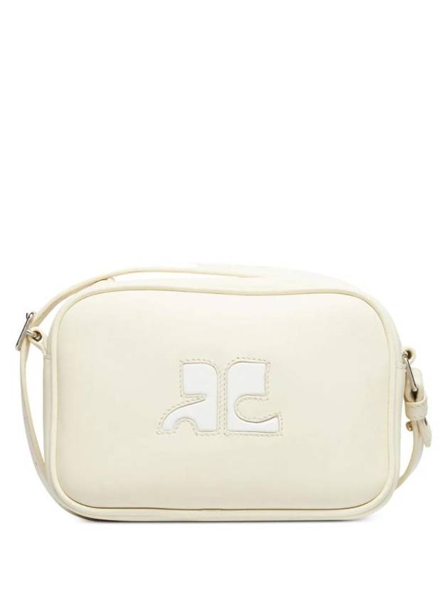 Reedition Camera Leather Cross Bag Pastel Yellow - COURREGES - BALAAN 1