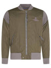 Cyclist Paneled Viscose Bomber Jacket Khaki - VIVIENNE WESTWOOD - BALAAN 2