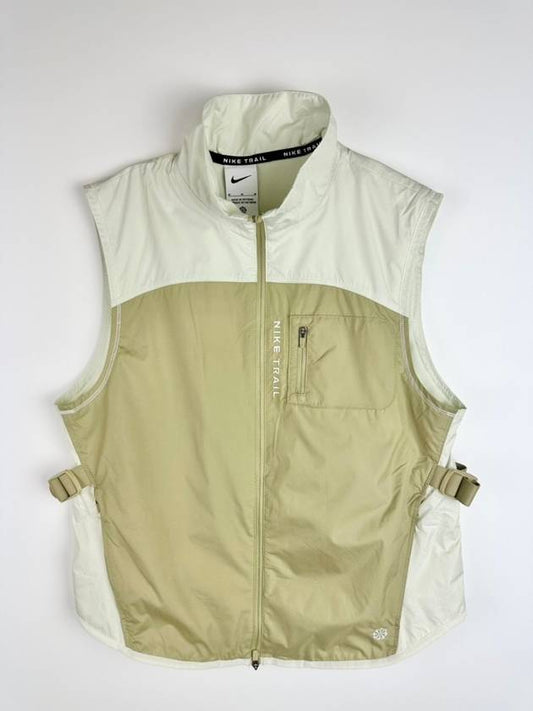 Windbreaker Vest FD0232 020 Light Khaki WOMENS M L Asian Fit - NIKE - BALAAN 1