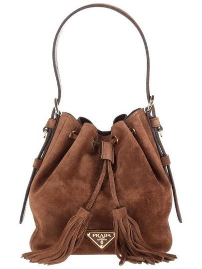 Sechiello bucket bag brown - PRADA - BALAAN 2