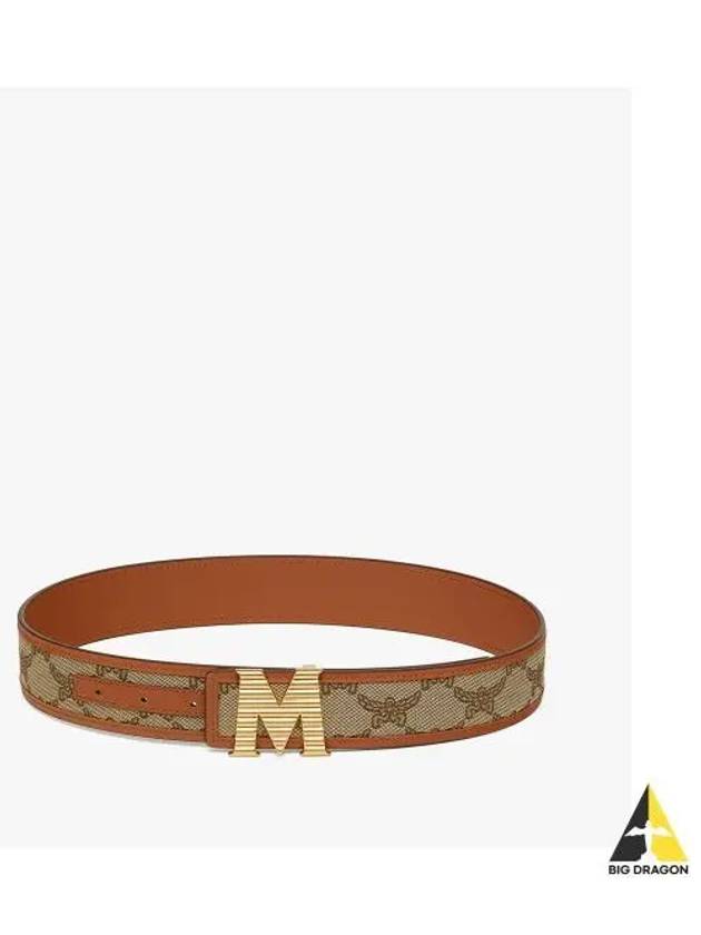 Klaus Fluted M Loretos Jacquard Reversible Belt 1 5 MXBEACJ03IG - MCM - BALAAN 2