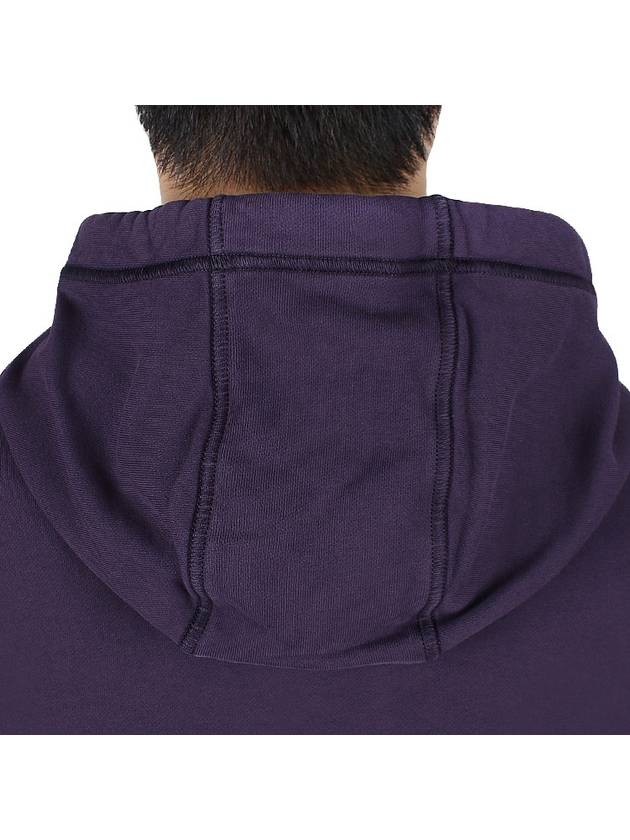 Wappen Patch Classic Fleece Hoodie Purple - STONE ISLAND - BALAAN 9