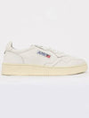 Medalist Goatskin Low Top Sneakers White - AUTRY - BALAAN 4