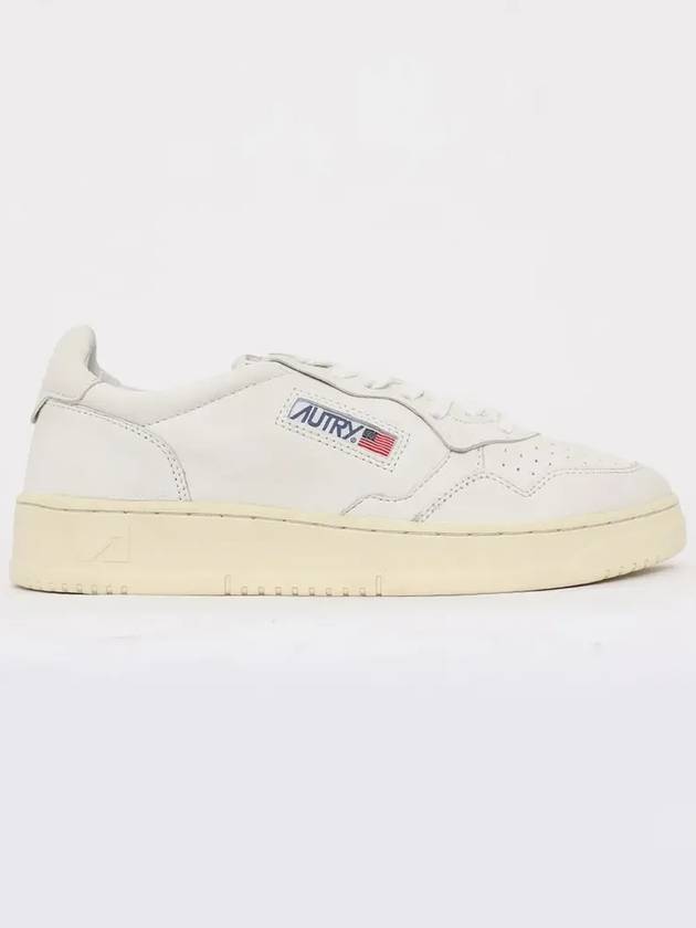 Medalist Goatskin Low Top Sneakers White - AUTRY - BALAAN 4