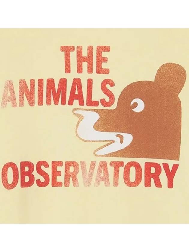 Kids Bear Printing Overfit T Shirt S24021 081CN - THE ANIMALS OBSERVATORY - BALAAN 4