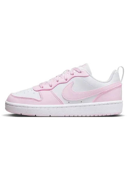 Court Borough Recraft Low Top Sneakers White Pink - NIKE - BALAAN 2