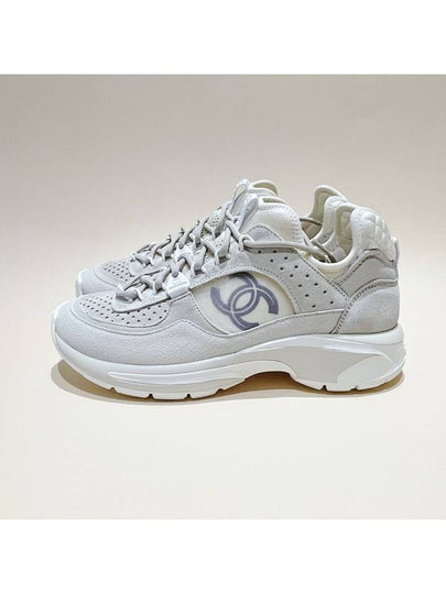 CC Logo Speed ​​Trainer Sneakers Mesh G40193 - CHANEL - BALAAN 2