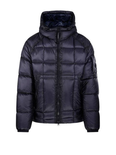 D.D. Shell Hooded Medium Down Padding Navy - CP COMPANY - BALAAN 1