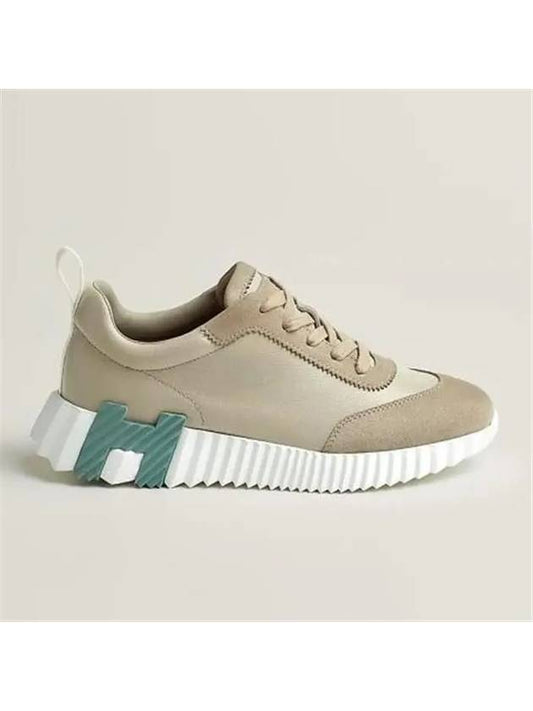 Bouncing Low Top Sneakers Beige - HERMES - BALAAN 2