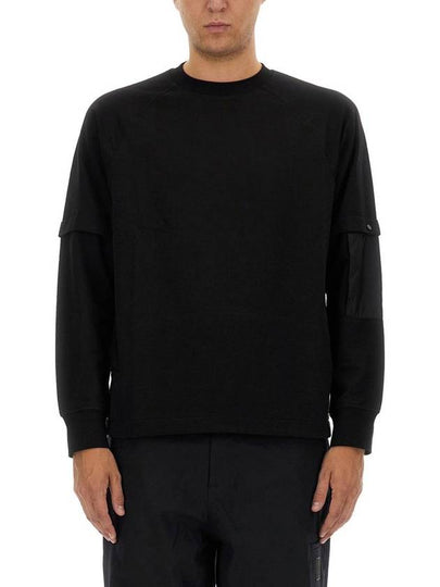 Metropolis Long Sleeve T-Shirt Black - CP COMPANY - BALAAN 2