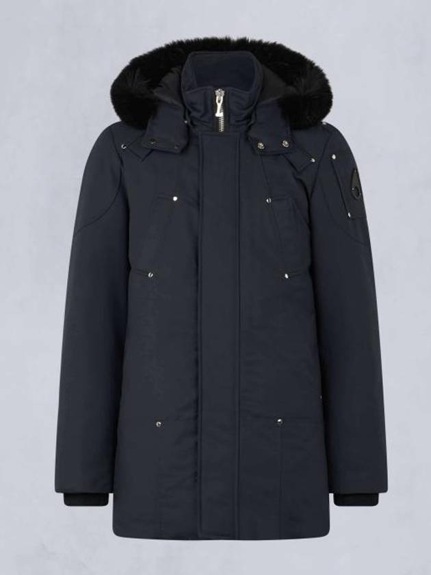 Original Stirling Parka Black Fox Fur Navy - MOOSE KNUCKLES - BALAAN 2