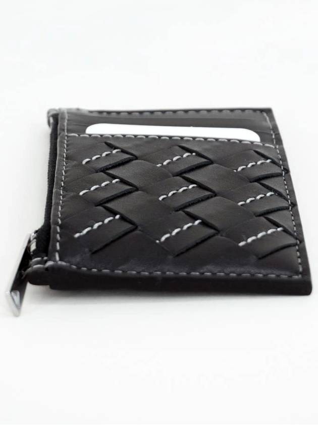 Credit Card Holder Wallet Black 755985V3KI4 - BOTTEGA VENETA - BALAAN 3