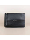 Logo Strap Cash Large Clutch Bag Black - BALENCIAGA - BALAAN 4