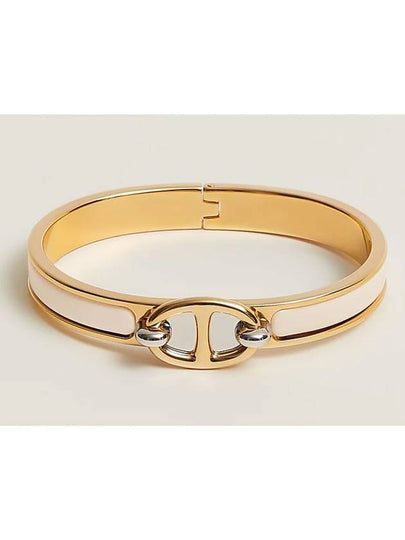 Mini Clic Chaine D'Ancre Bracelet Gold Cream - HERMES - BALAAN 2