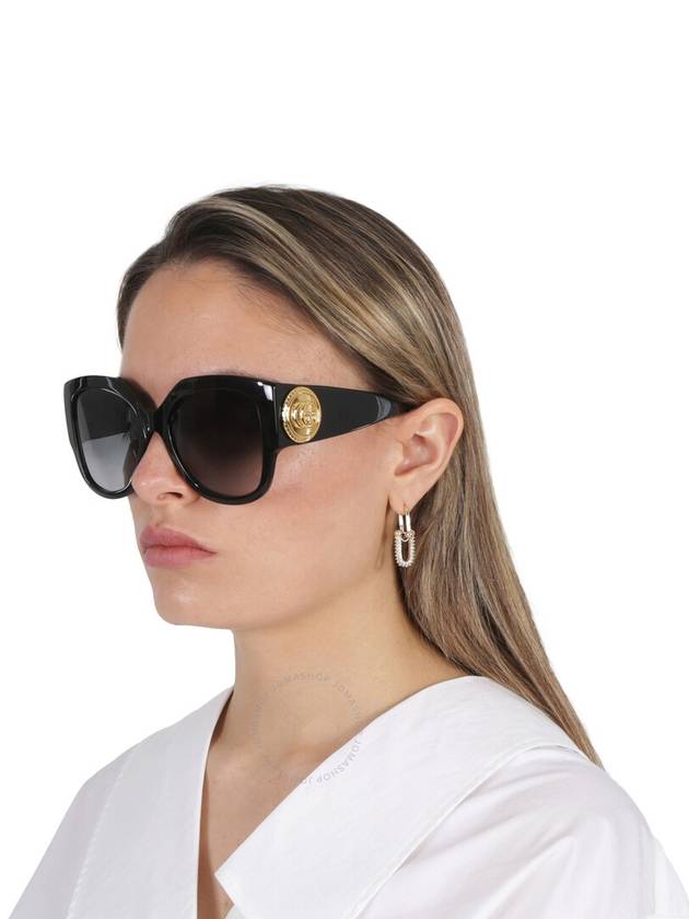 Logo Decorated Square Frame Sunglasses Black - GUCCI - BALAAN 3