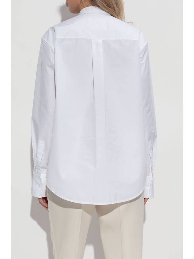 JIL SANDER Blouse With Jabot, Women's, White - JIL SANDER - BALAAN 4