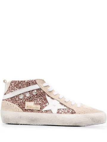 Mid Star Glitter Sneakers GWF00122F00149530242 - GOLDEN GOOSE - BALAAN 1