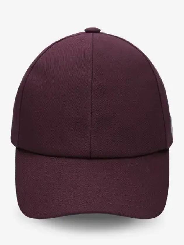 Signature Cotton Ball Cap Burgundy - COURREGES - BALAAN 2