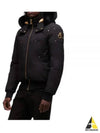 Ballistic Bomber Jacket Black Fox Fur Gold Metal Black - MOOSE KNUCKLES - BALAAN 2