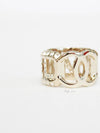 CC logo lettering metal crystal ring ABB964 B14165 NR609 - CHANEL - BALAAN 2