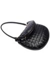 Intrecciato Gemelli Small Shoulder Bag Black - BOTTEGA VENETA - BALAAN 6