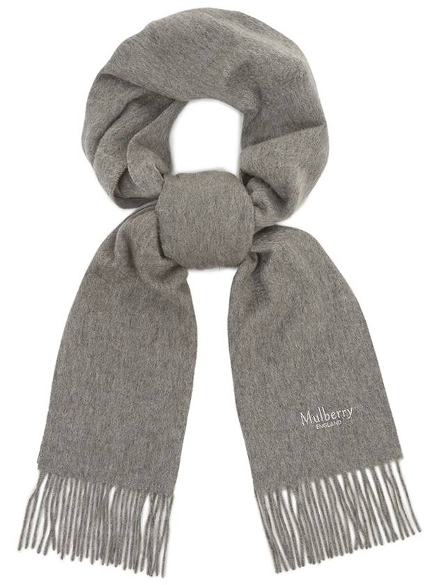 Logo VS4460 885 C914 Cashmere Muffler Scarf Shawl - MULBERRY - BALAAN 4